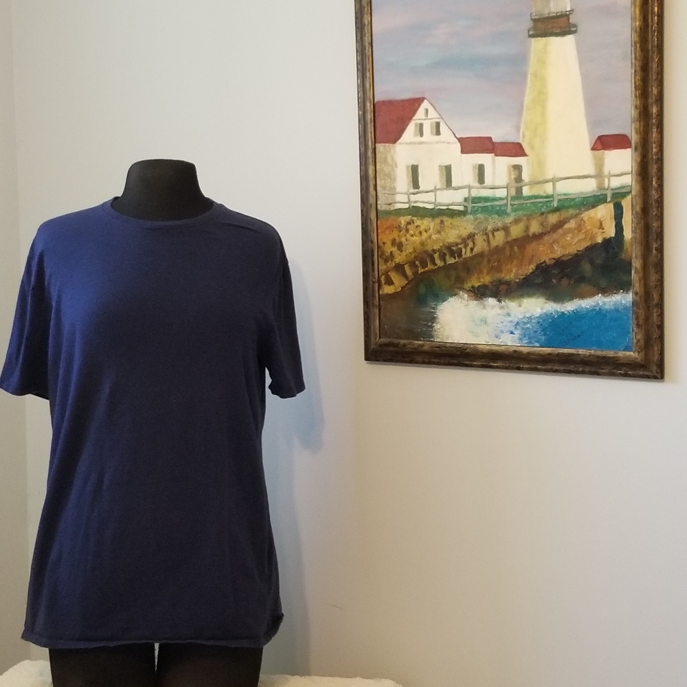 Mens Apt 9 Navy Blue T-shirt